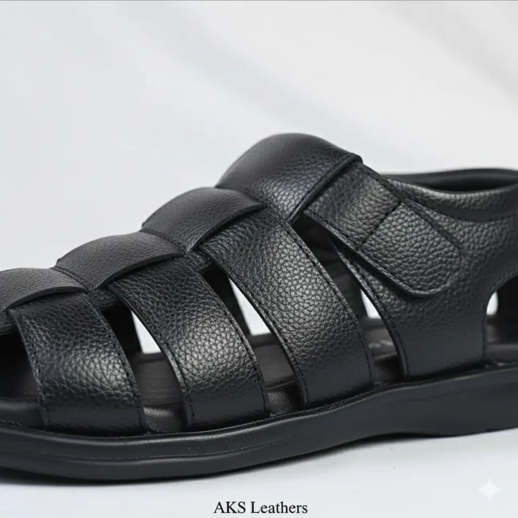 AKS Leathers Logo - Premium Leather Shoes and Accessories.
